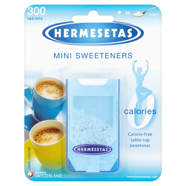 Hermesetas Mini Sweeteners 300 Tablets 4.5g