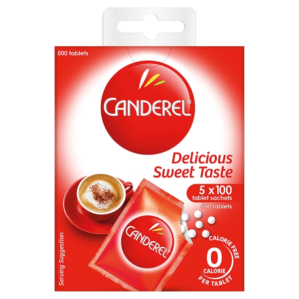 Canderel 0 Calorie 500 Tablets 42.5g