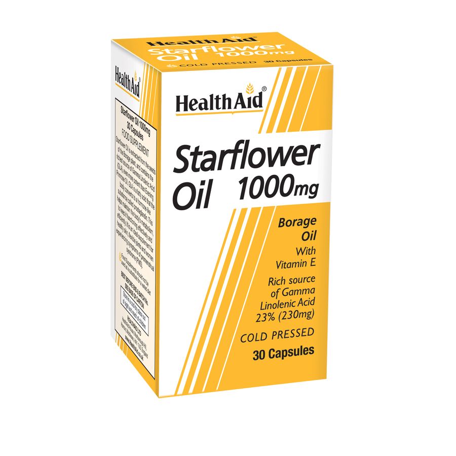Health Aid Starflower Oil 1000mg (23% GLA)