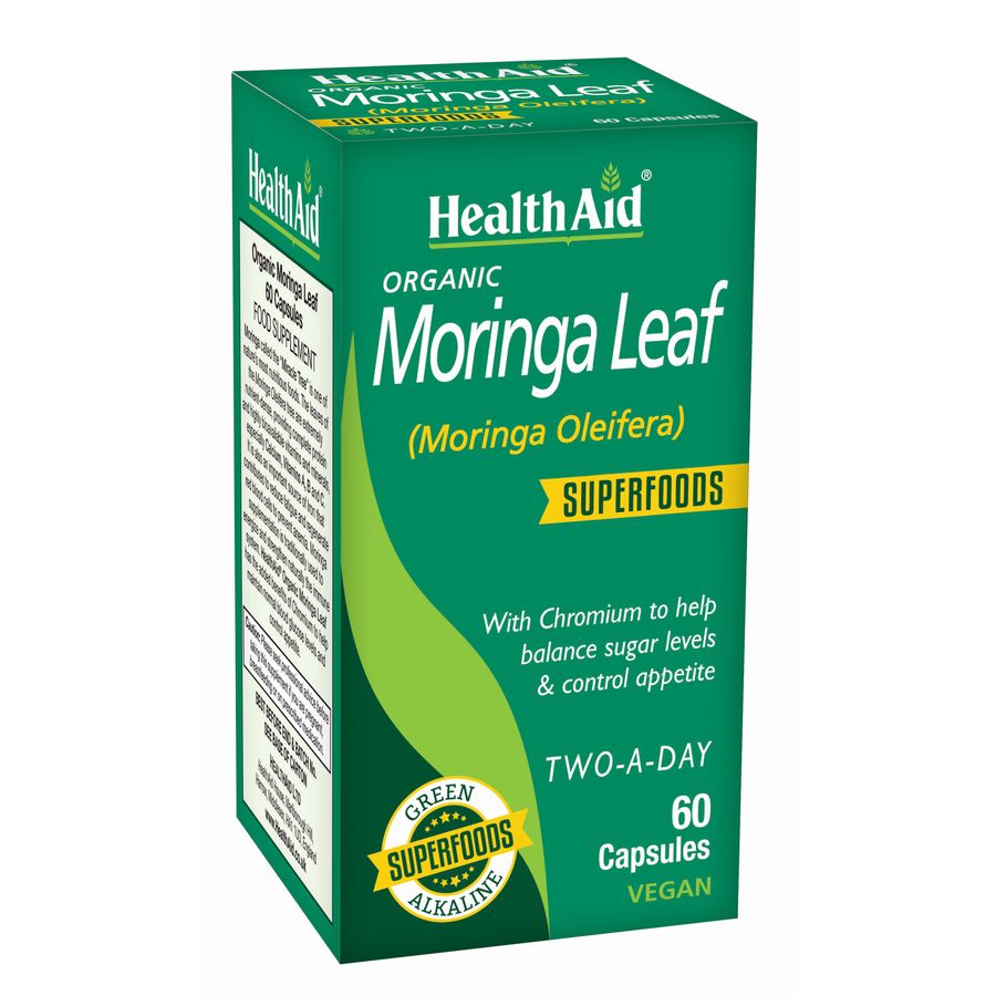 Health Aid Organic Moringa Leaf New